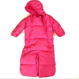 Gap Down snowsuit bunting for a girl 3-6m